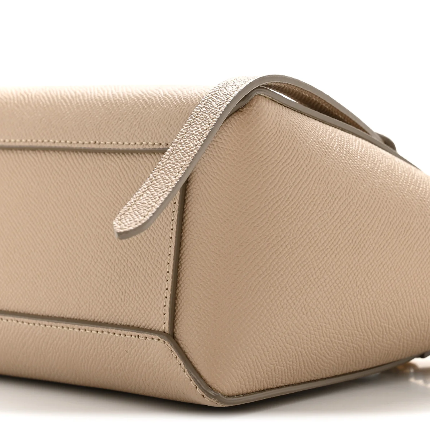 Grained Calfskin Nano Belt Bag Light Taupe - Image 11