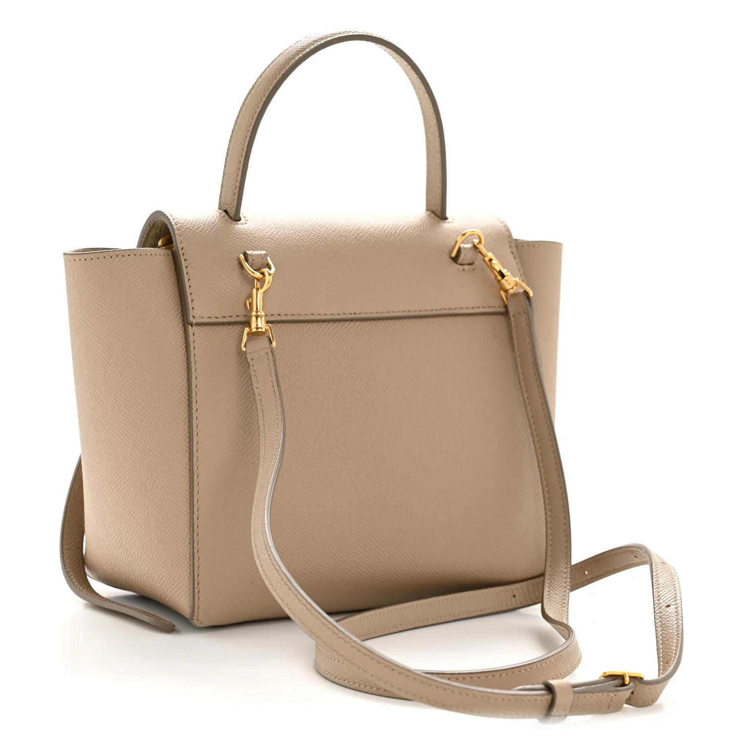 Grained Calfskin Nano Belt Bag Light Taupe - Image 3