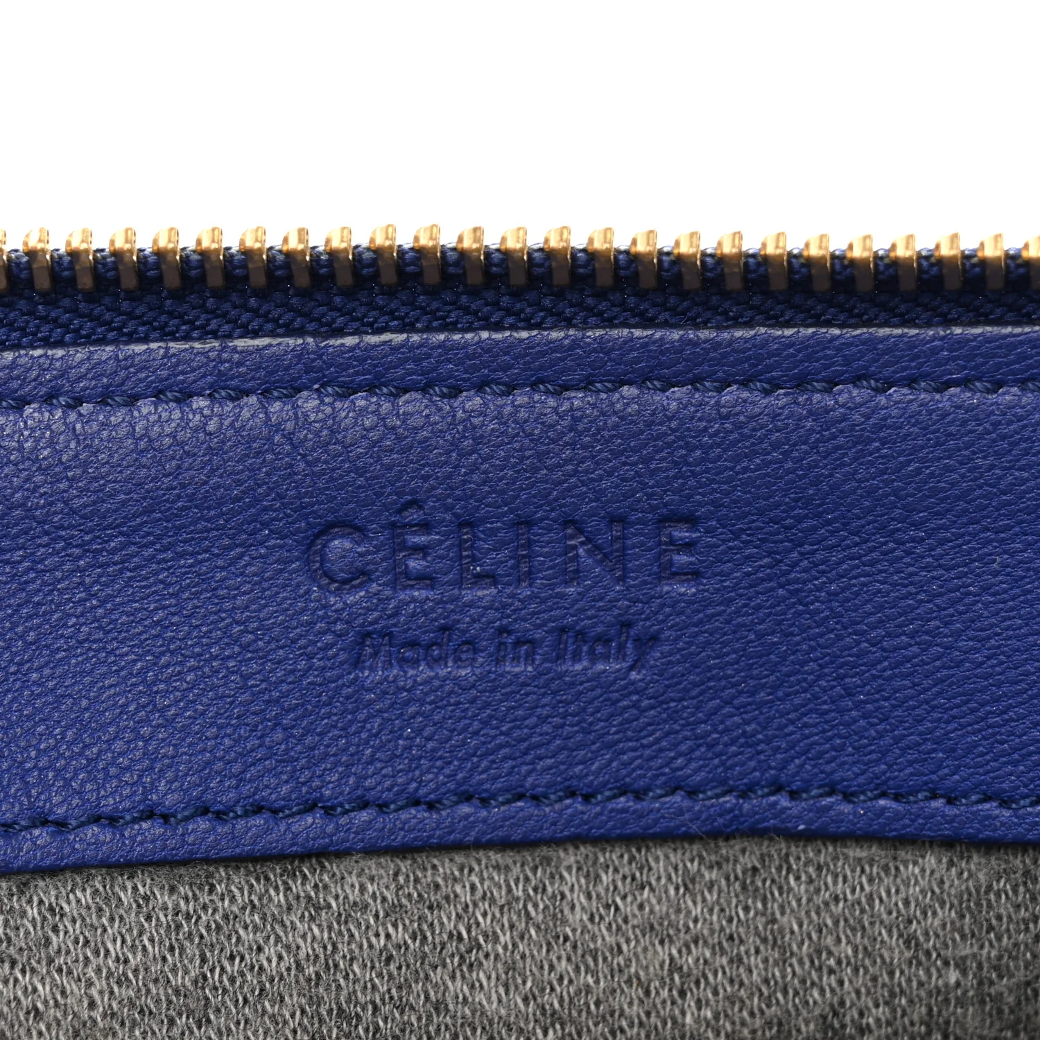 Lambskin Large Trio Crossbody Bag Indigo - Image 8