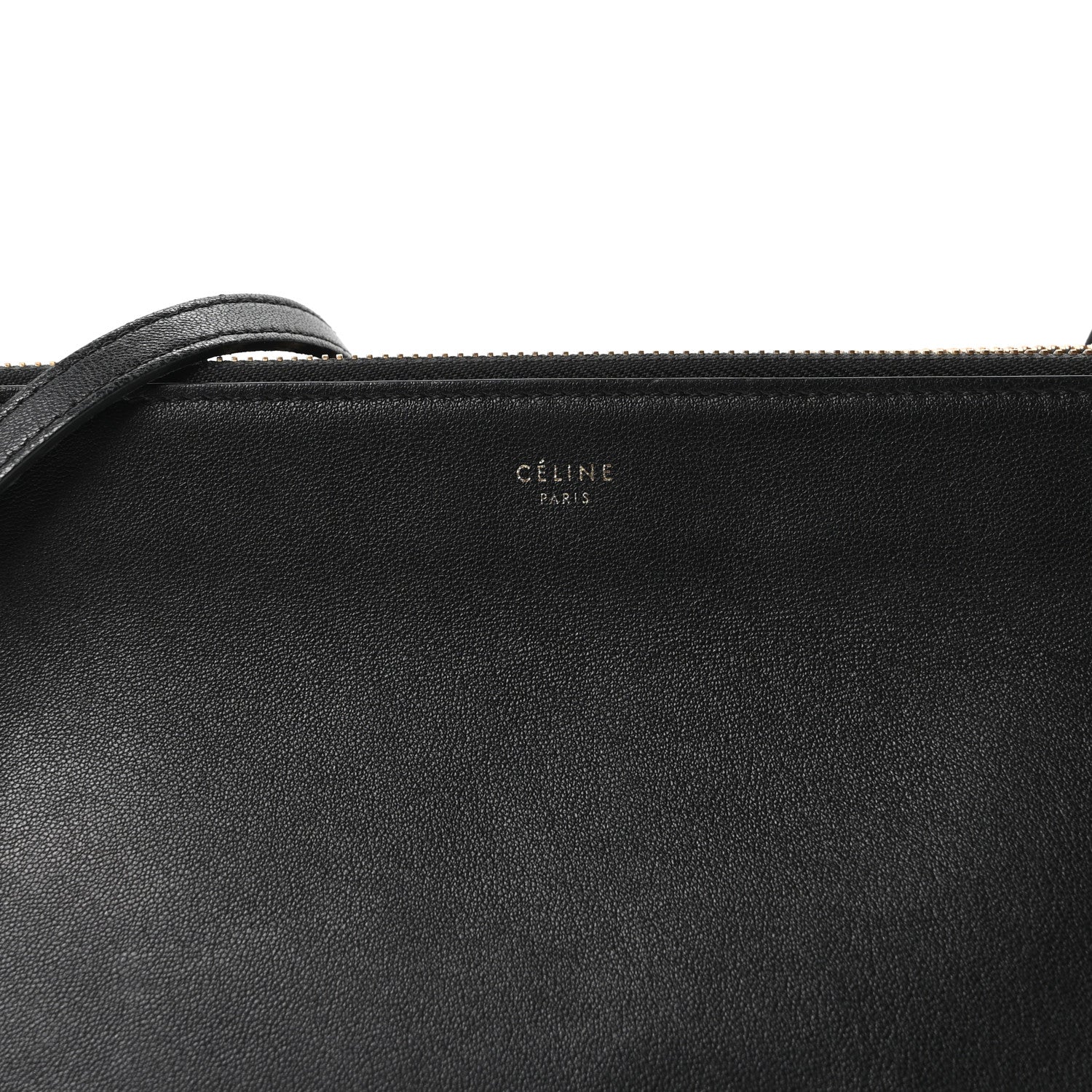 Lambskin Small Trio Crossbody Bag Black - Image 7