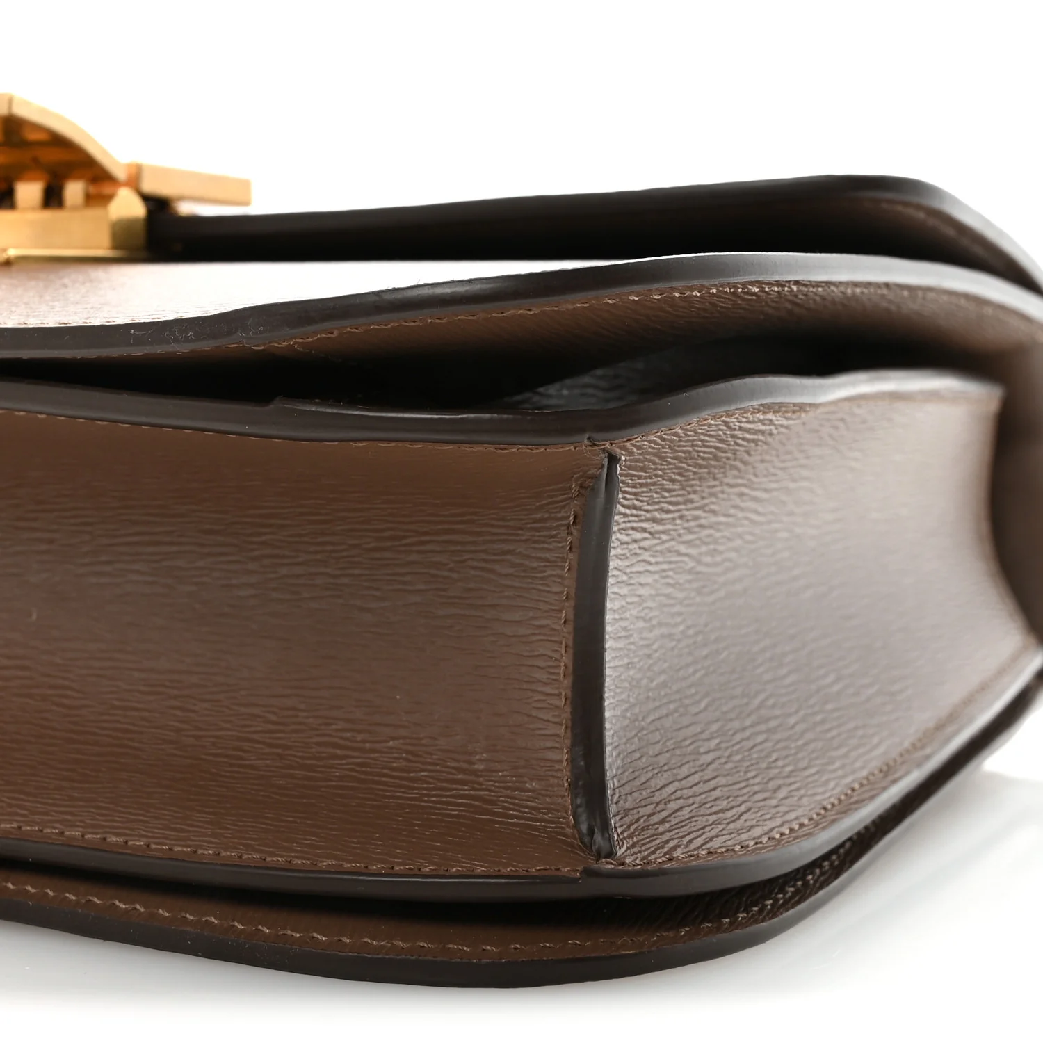 Liege Calfskin Medium Classic Box Flap Bag Taupe - Image 10