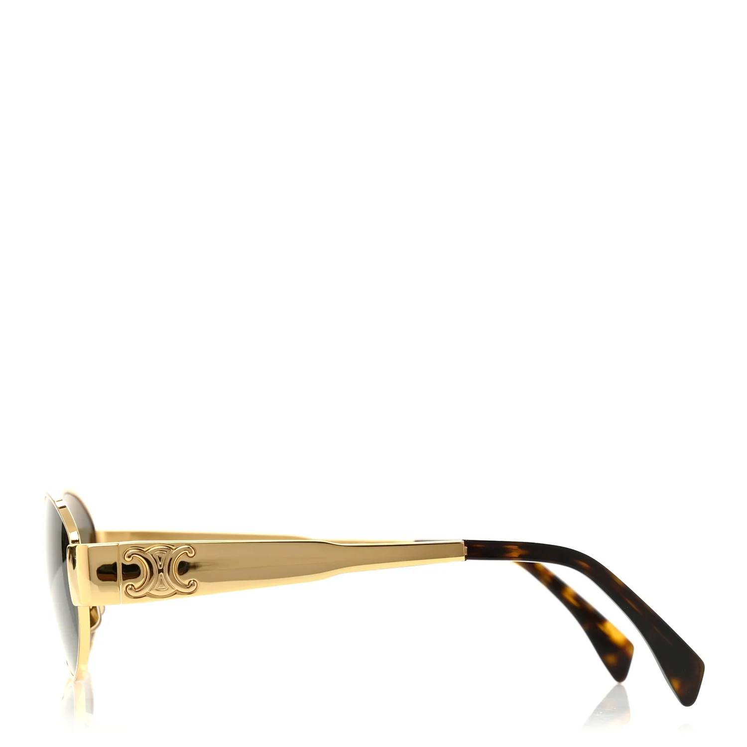 Metal Triomphe 01 Sunglasses CL40235U Gold Green - Image 2