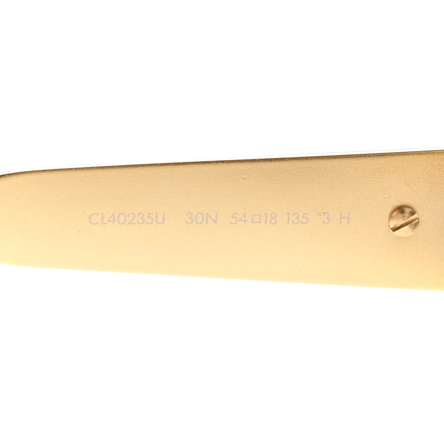 Metal Triomphe 01 Sunglasses CL40235U Gold Green - Image 6