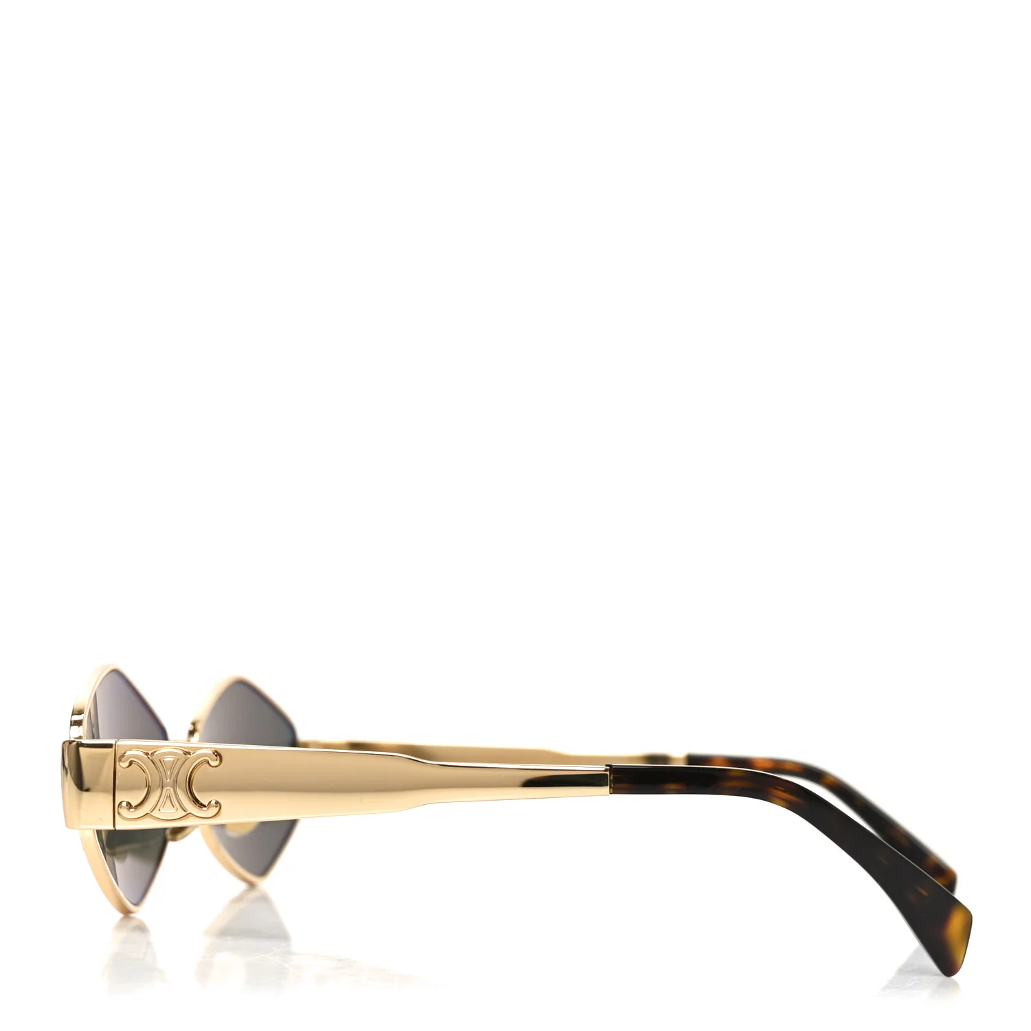 Metal Triomphe 02 Sunglasses CL40254U Rose Gold Brown - Image 3