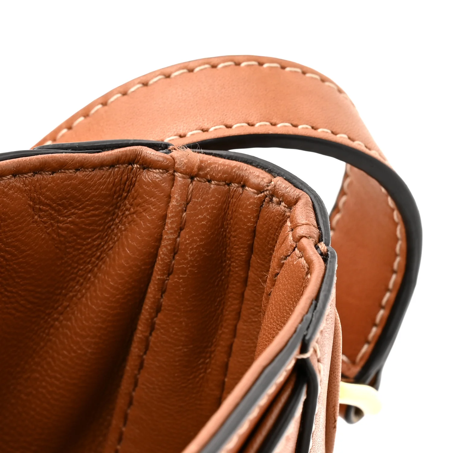 Natural Calfskin Besace Small 16 Tan - Image 14