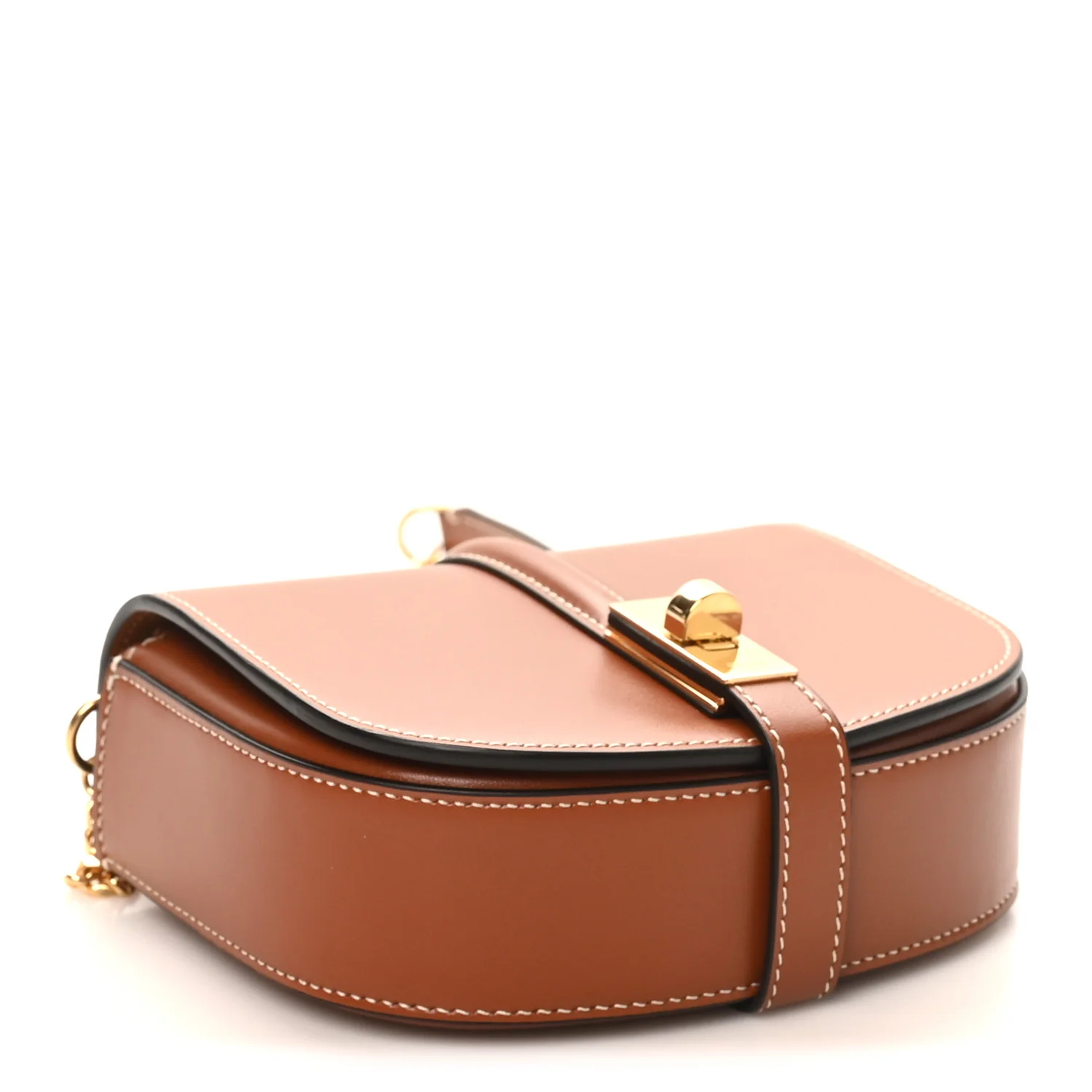 Natural Calfskin Besace Small 16 Wallet on Chain Tan - Image 4