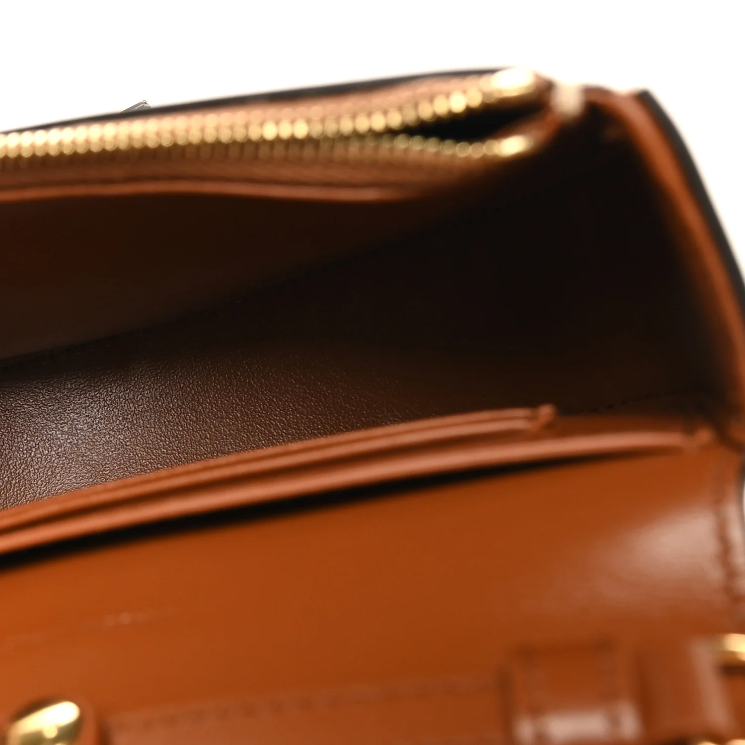 Natural Calfskin Besace Small 16 Wallet on Chain Tan - Image 5