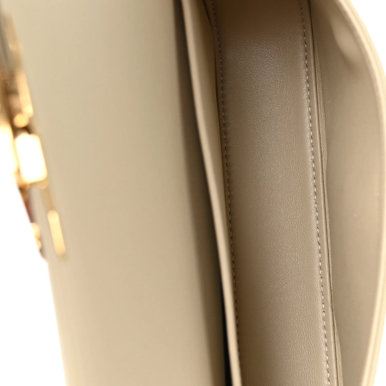 Natural Calfskin Triomphe Shoulder Bag Pampa - Image 5