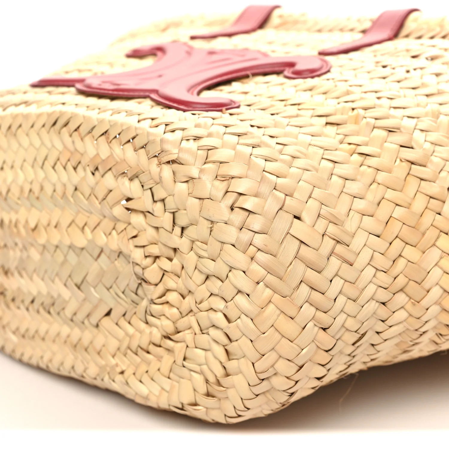 Raffia Calfskin Triomphe Teen Panier Lipstick - Image 9
