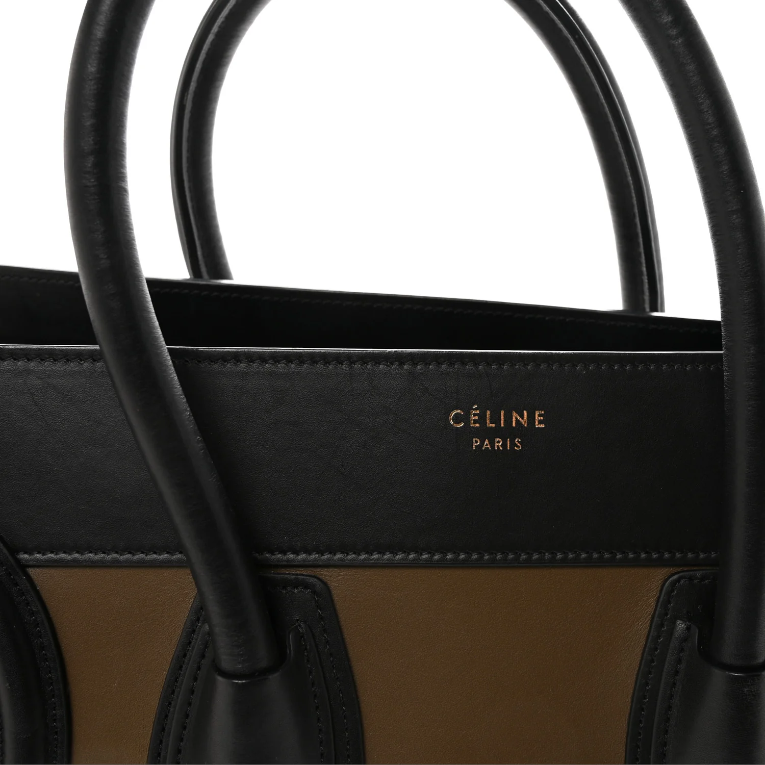 Satin Calfskin Mini Tri-Color Luggage Dark Grey - Image 7