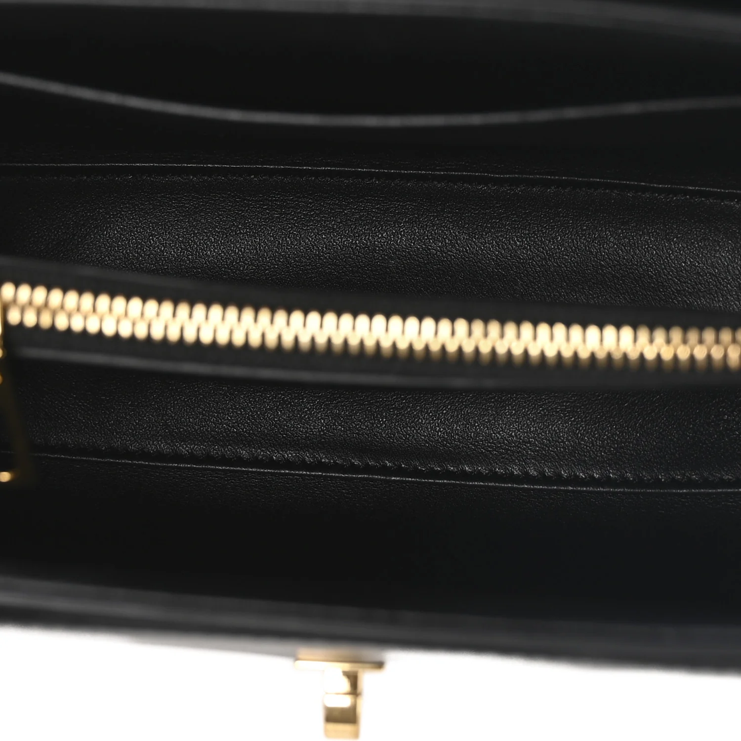 Satinated Calfskin Mini 16 Top Handle Bag Black - Image 5
