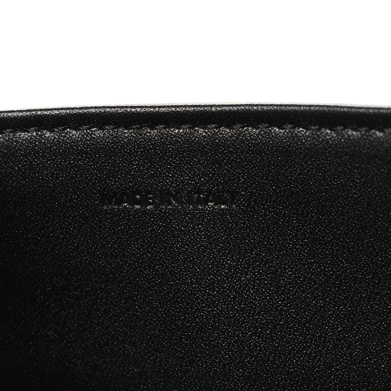 Satinated Calfskin Mini 16 Top Handle Bag Black - Image 6