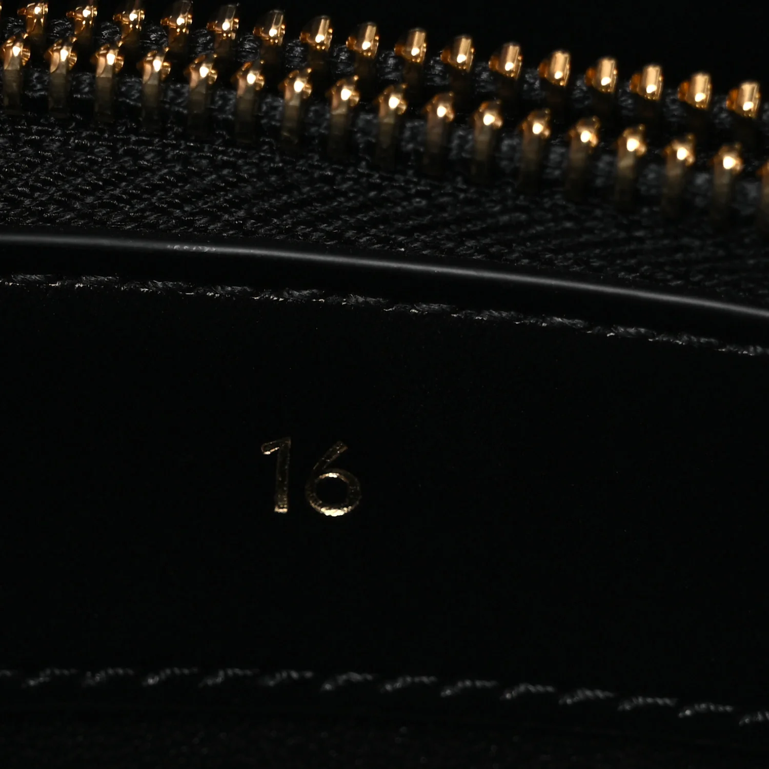 Satinated Calfskin Small 16 Top Handle Bag Black - Image 9