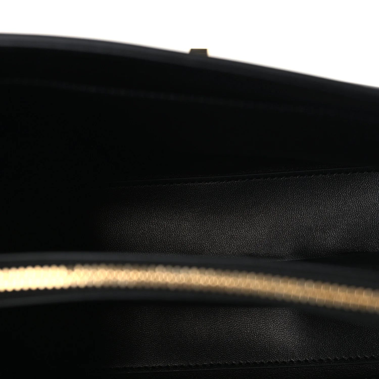 Satinated Calfskin Small 16 Top Handle Bag Black - Image 4