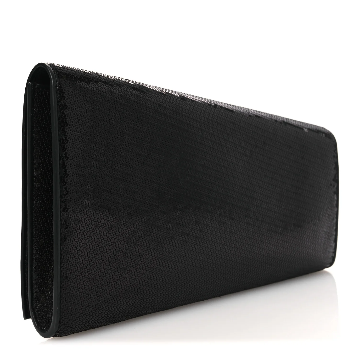 Sequin Asymetric Clutch Black White - Image 3