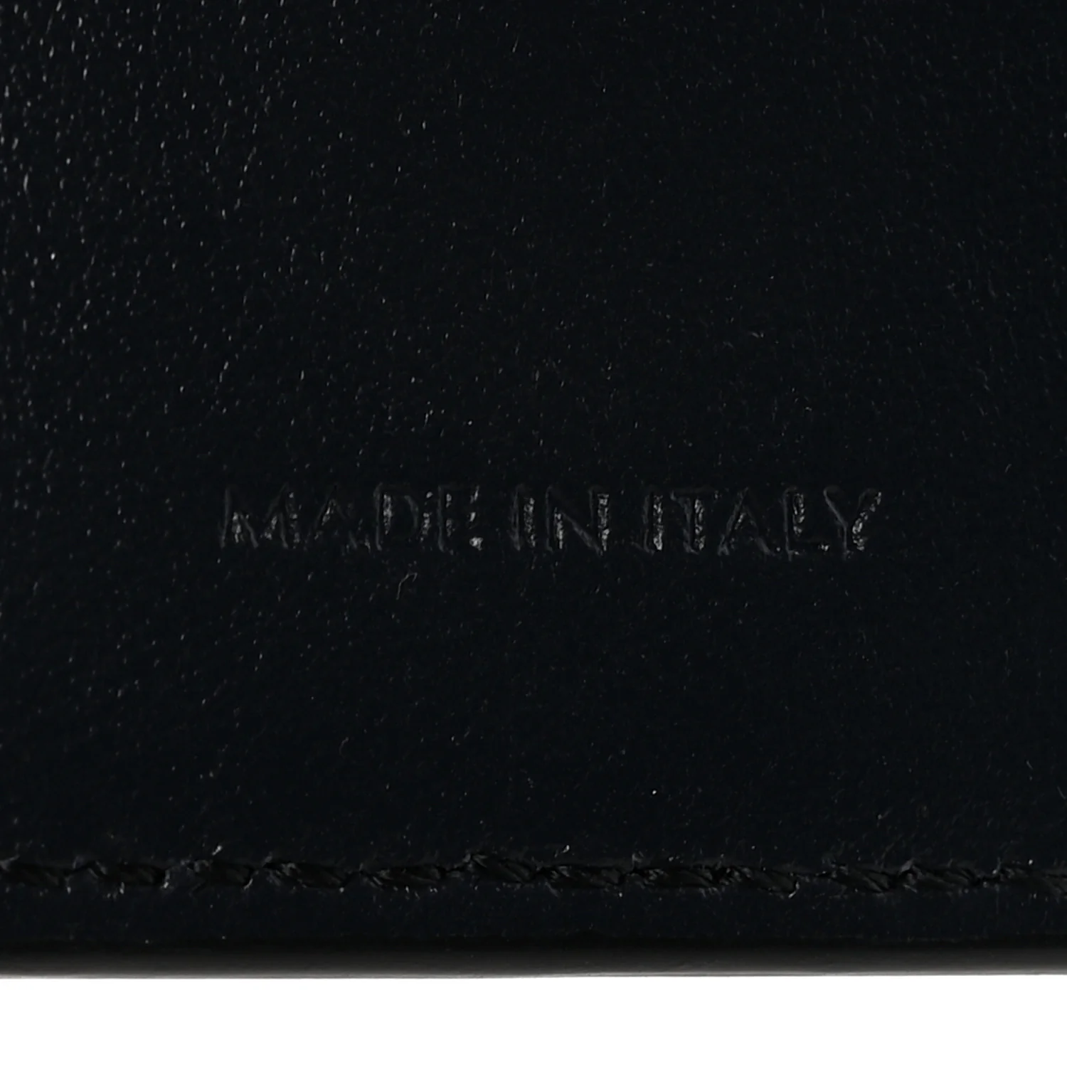 Shiny Calfskin Compact Triomphe Wallet With Coin Purse Navy Blue - Image 8