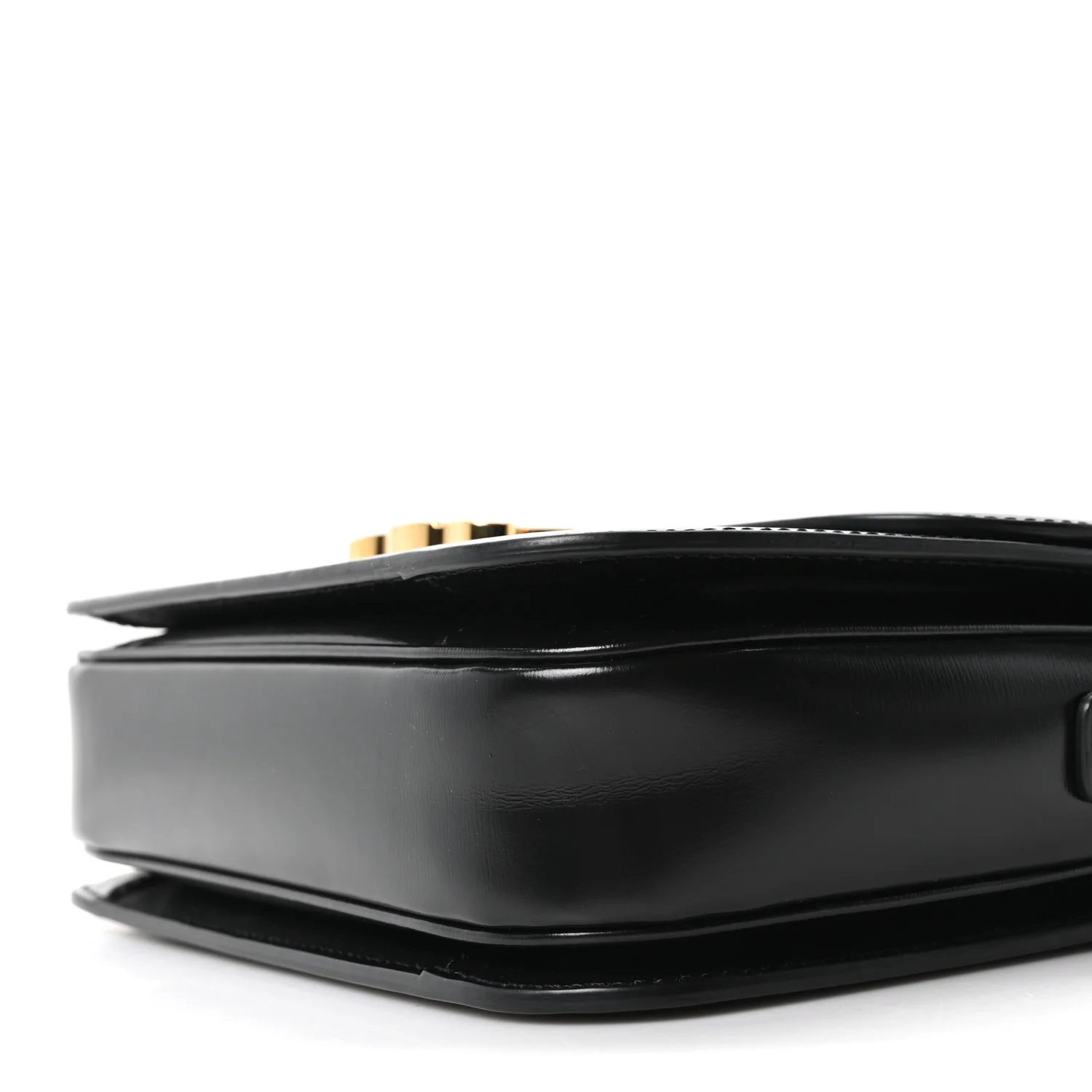 Shiny Calfskin Medium Triomphe Black - Image 10