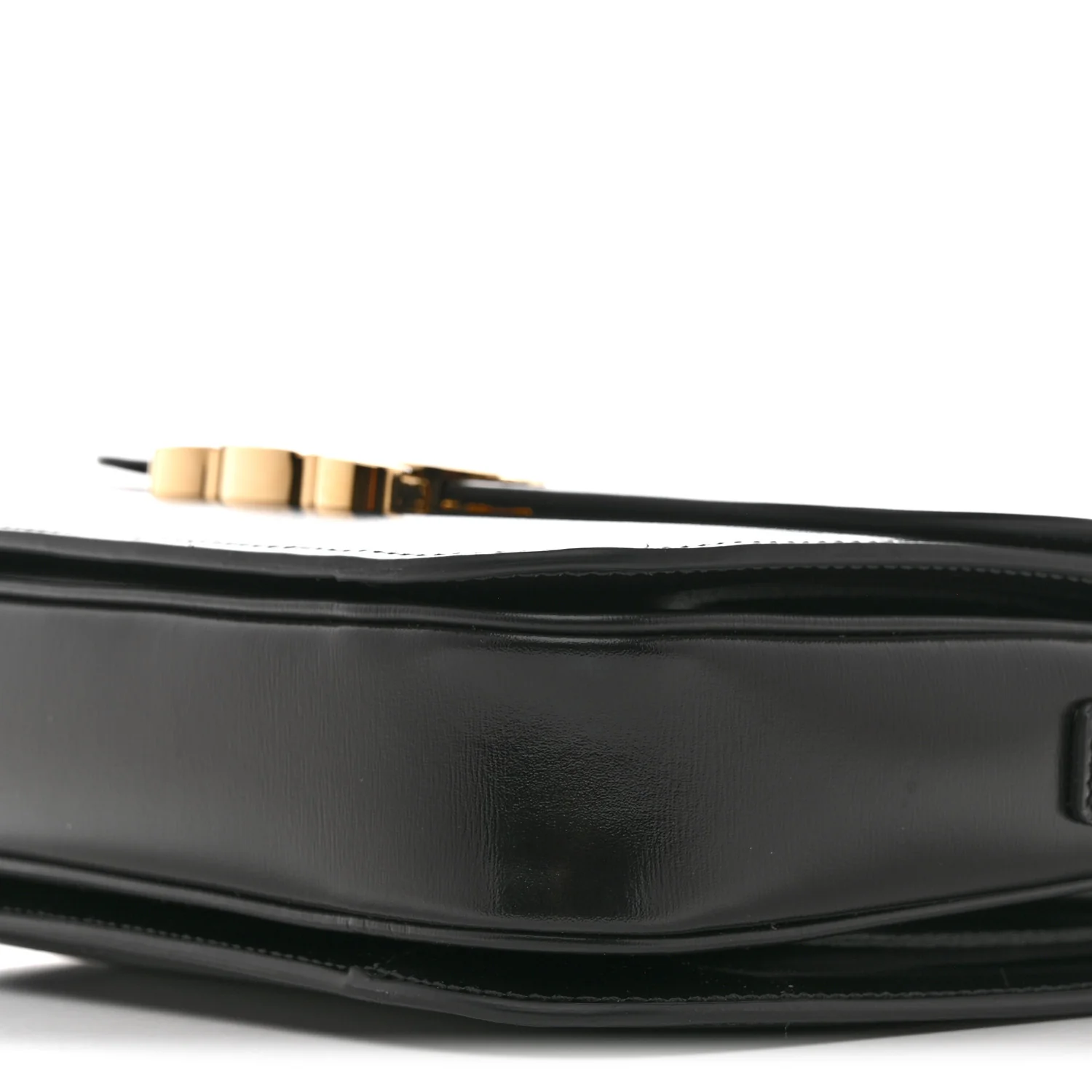 Shiny Calfskin Medium Triomphe Black - Image 11