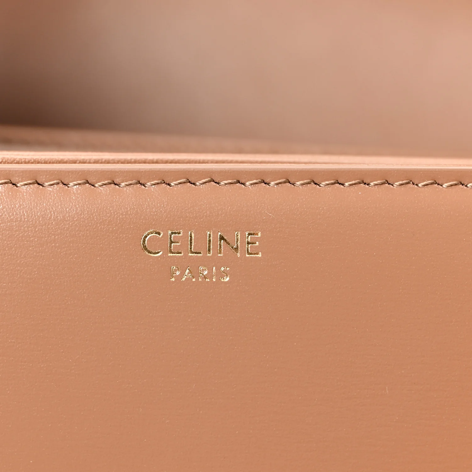 Shiny Calfskin Medium Triomphe Bronze - Image 5