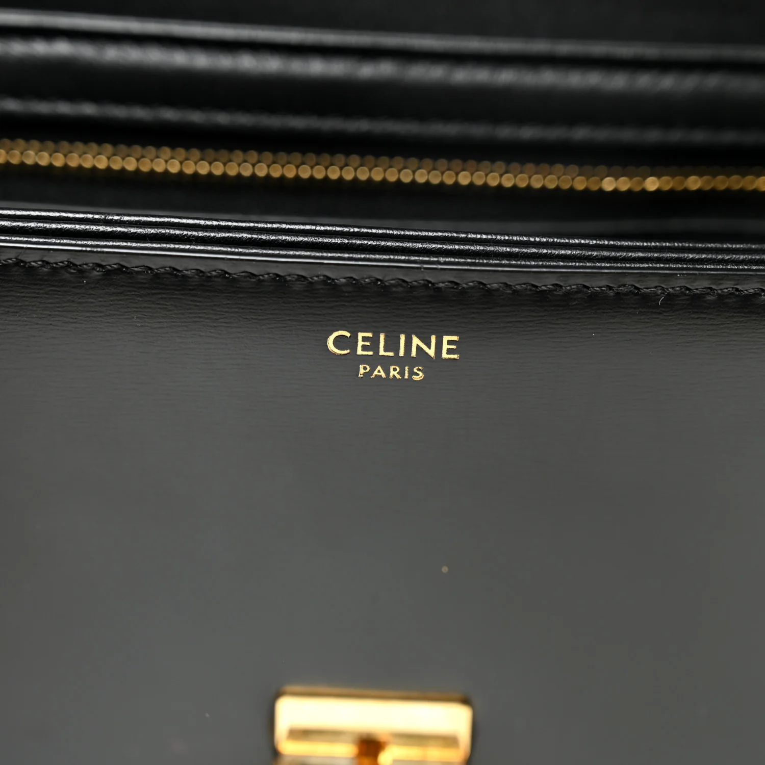 Shiny Calfskin Teen Triomphe Black - Image 6
