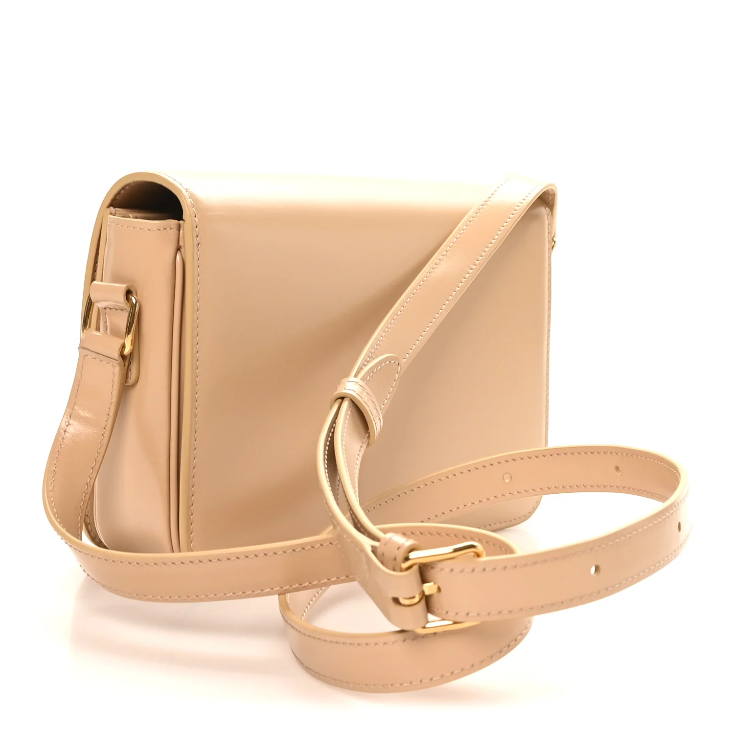 Shiny Calfskin Teen Triomphe Oat Beige - Image 3