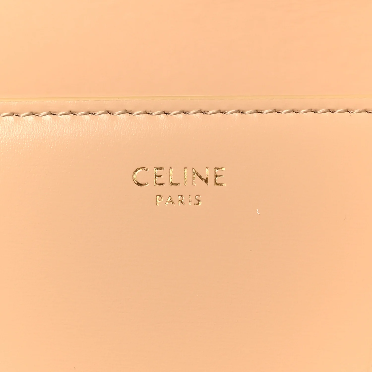 Shiny Calfskin Teen Triomphe Oat Beige - Image 6