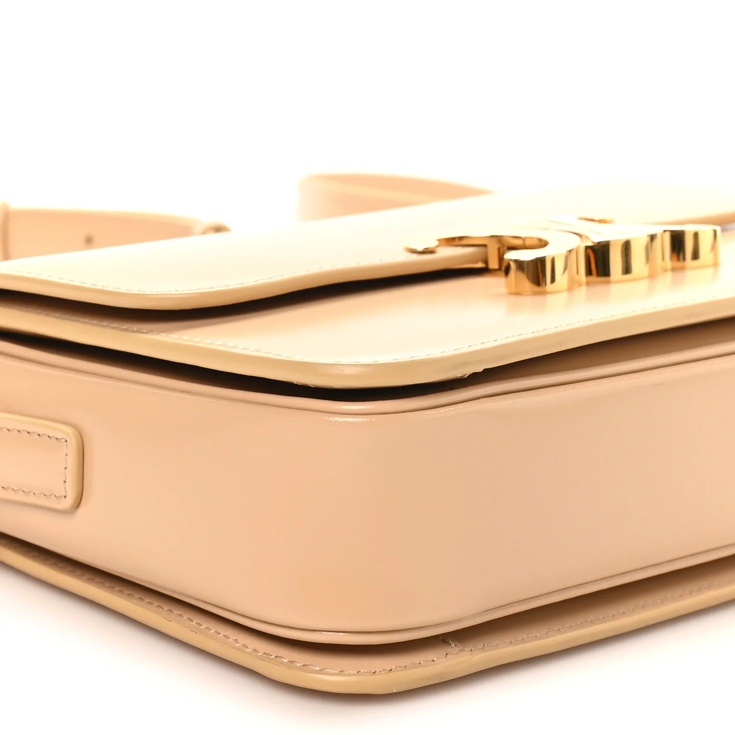 Shiny Calfskin Teen Triomphe Oat Beige - Image 8