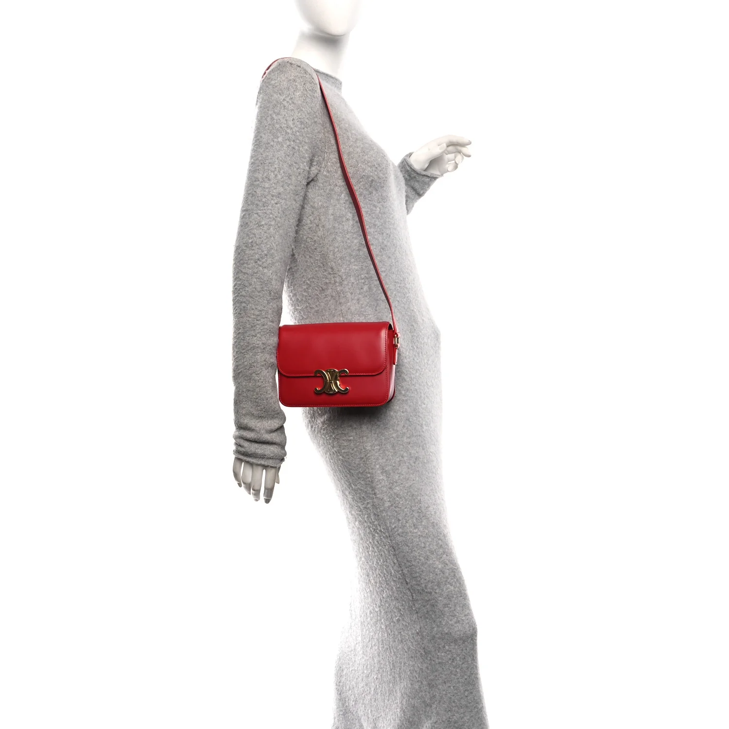 Shiny Calfskin Teen Triomphe Red - Image 2