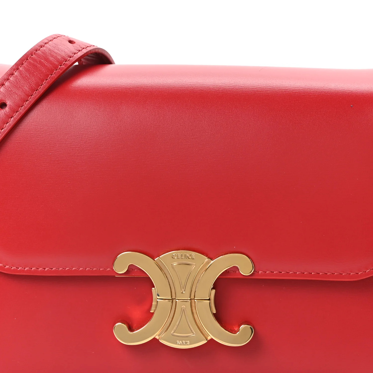 Shiny Calfskin Teen Triomphe Red - Image 8