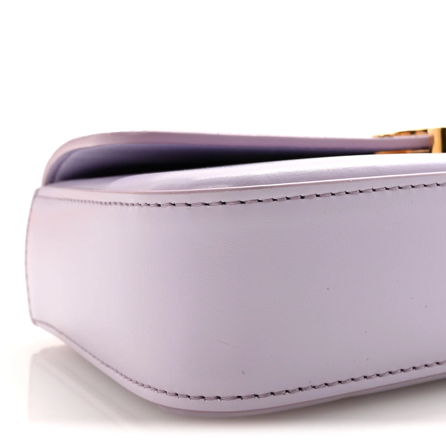 Shiny Calfskin Triomphe Chain Shoulder Bag Light Lavender - Image 9