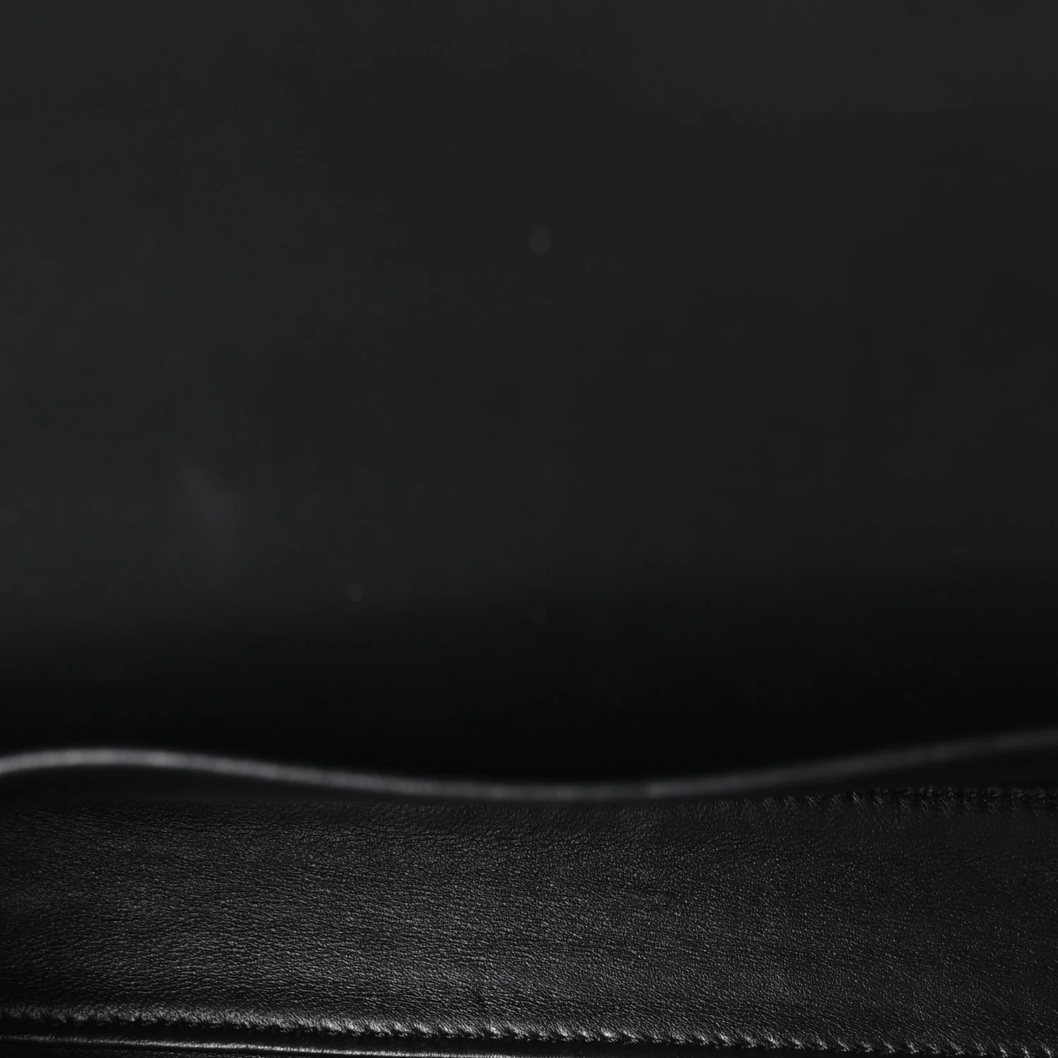 Shiny Calfskin Triomphe Shoulder Bag Black - Image 5