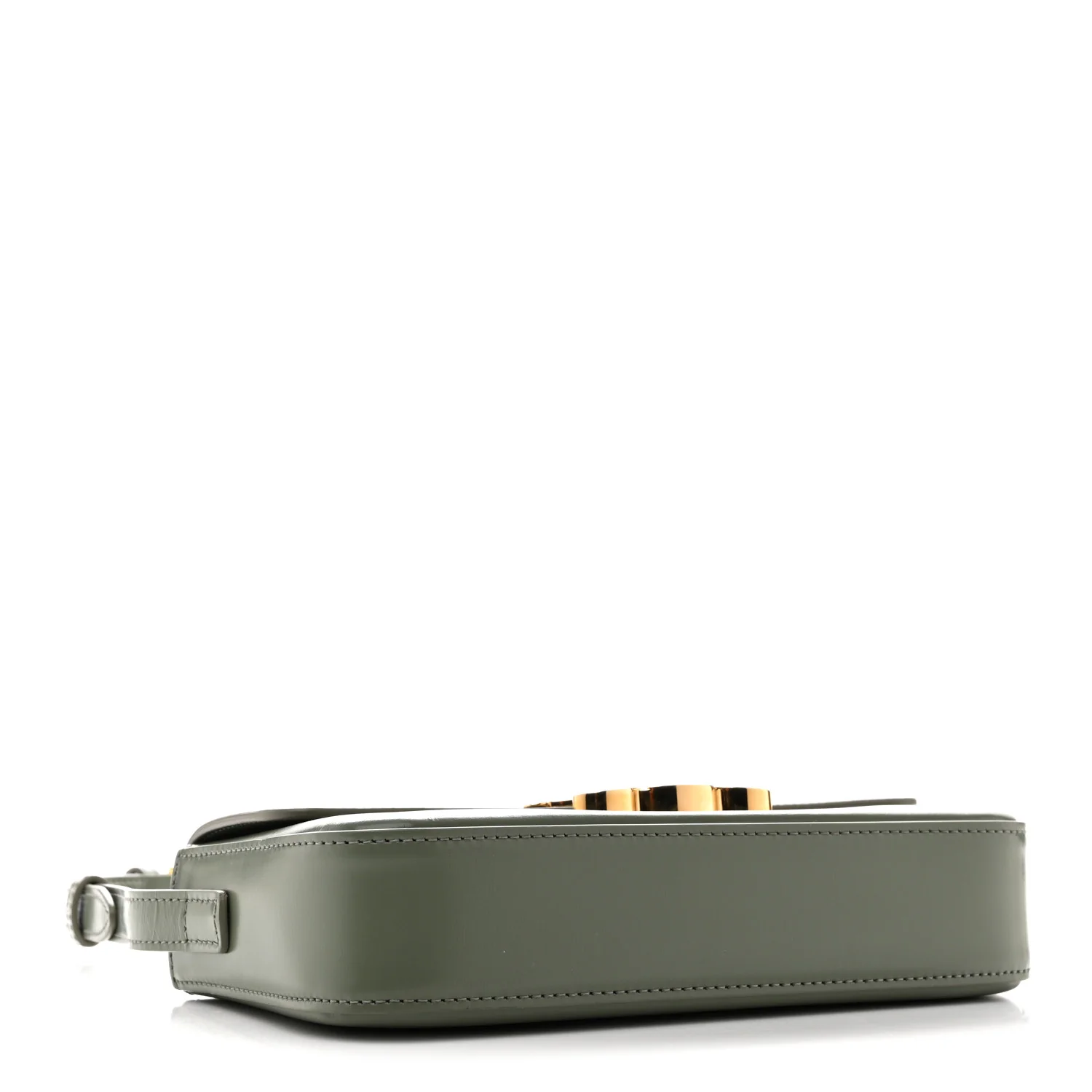 Shiny Calfskin Triomphe Shoulder Bag Celadon - Image 4