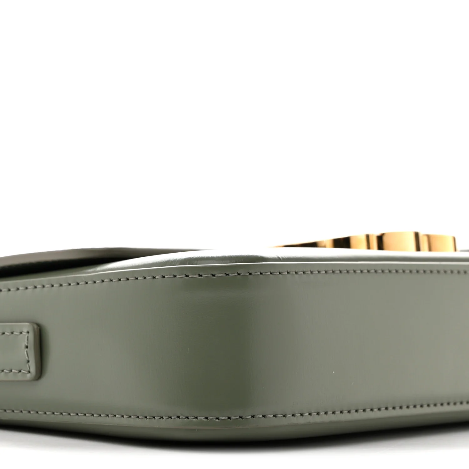 Shiny Calfskin Triomphe Shoulder Bag Celadon - Image 9