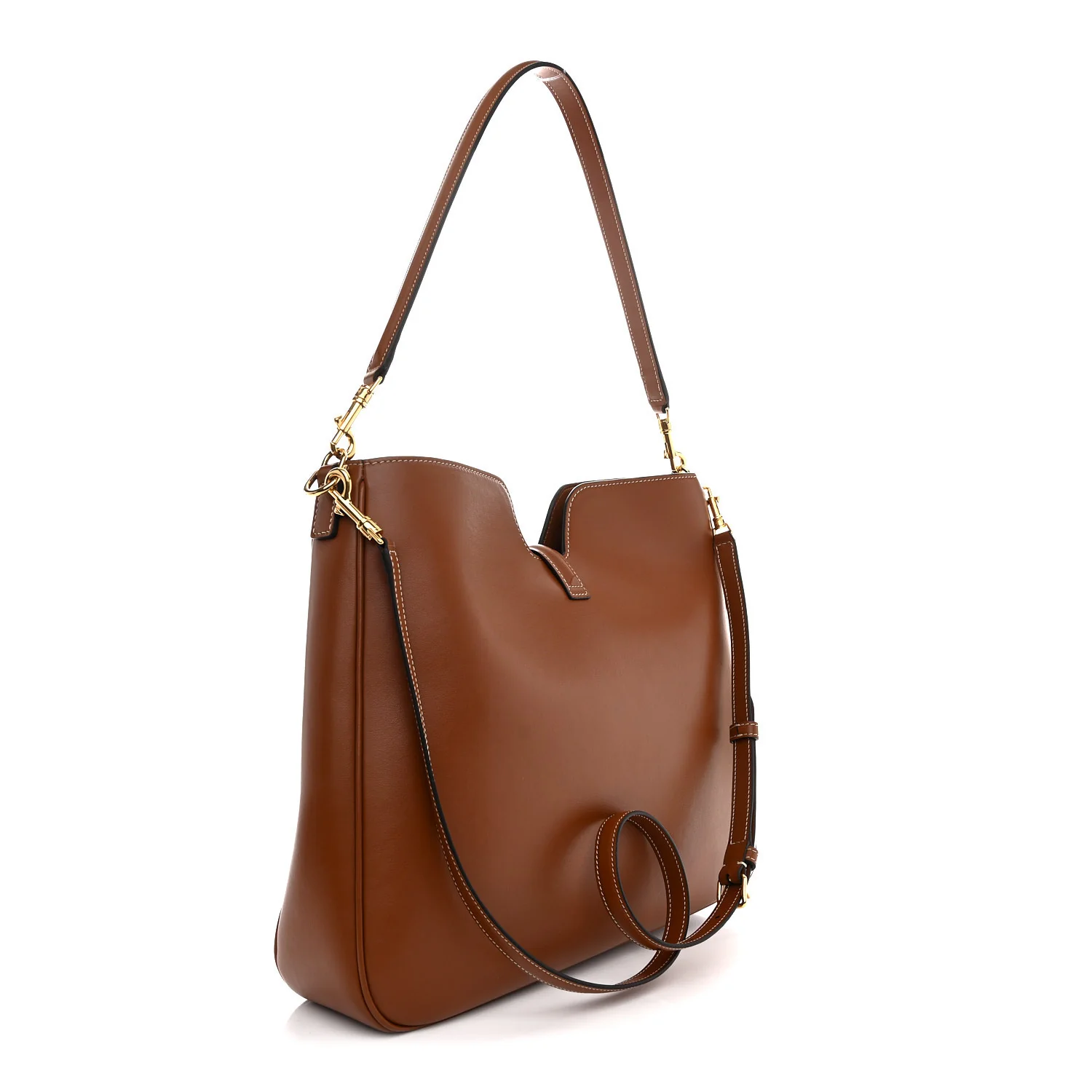 Smooth Calfskin Medium Camille 16 Soft Bag Tan - Image 3