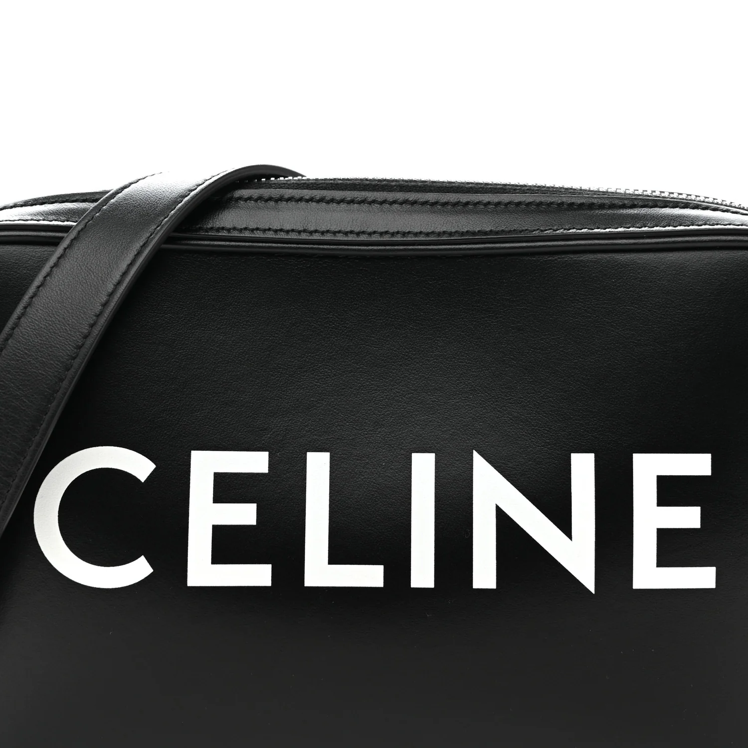 Smooth Calfskin Medium Messenger Bag Black - Image 9