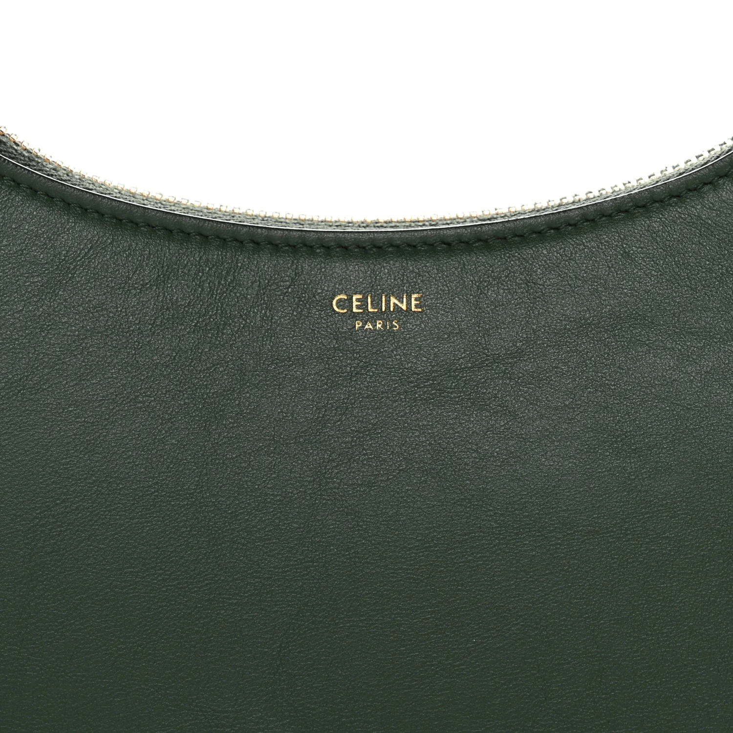 Smooth Calfskin Medium Strap Ava Shoulder Bag Green - Image 8