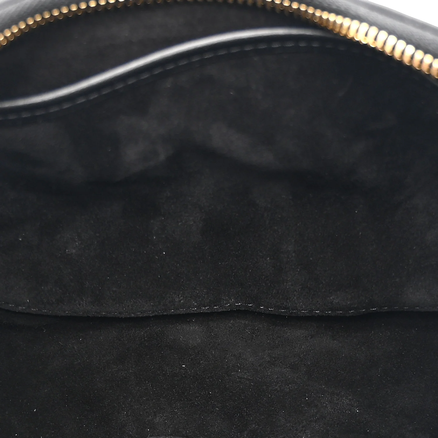 Smooth Calfskin Medium Strap Ava Triomphe Shoulder Bag Black - Image 5