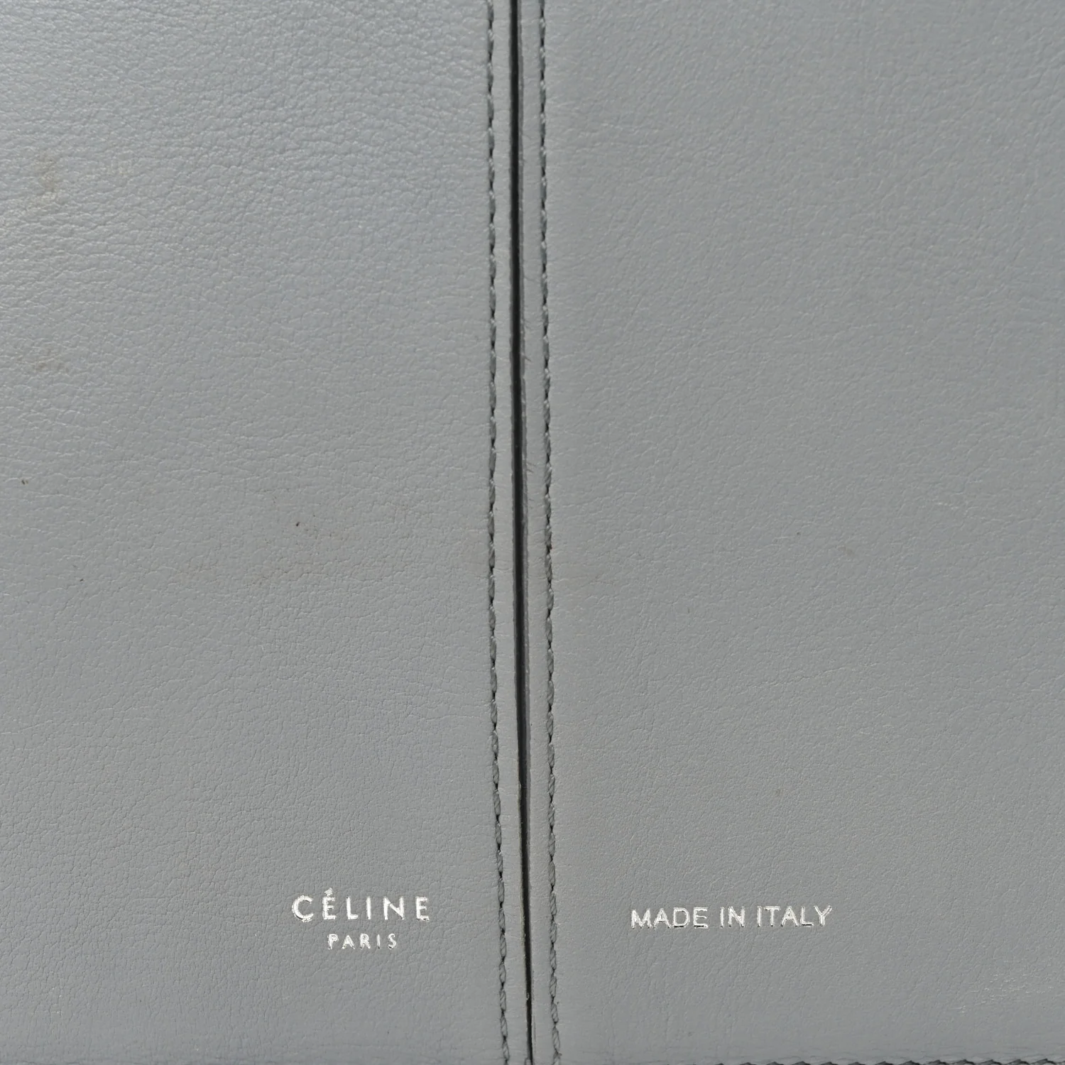 Smooth Calfskin Medium Tri-Fold Bag Pearl Grey - Image 6