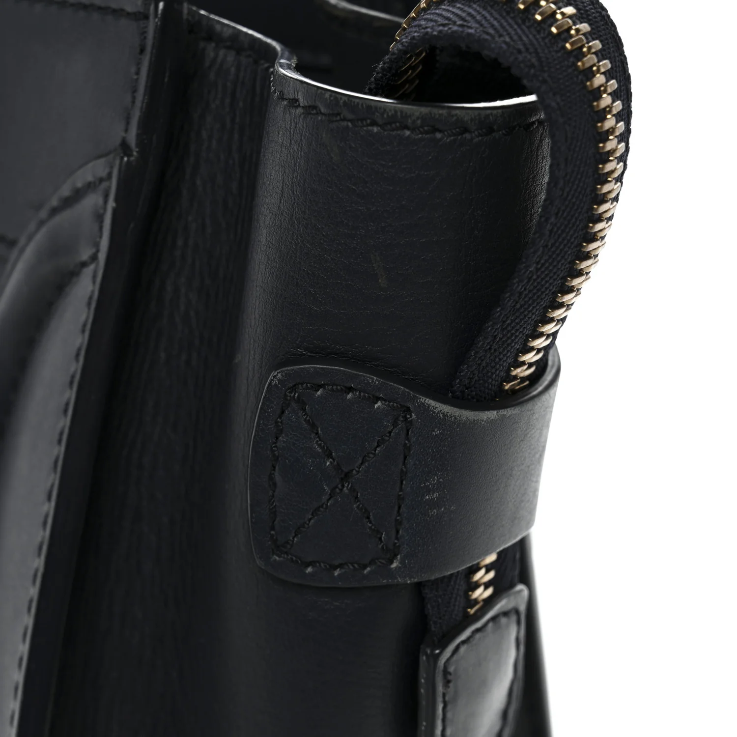 Smooth Calfskin Micro Luggage Navy Blue - Image 17