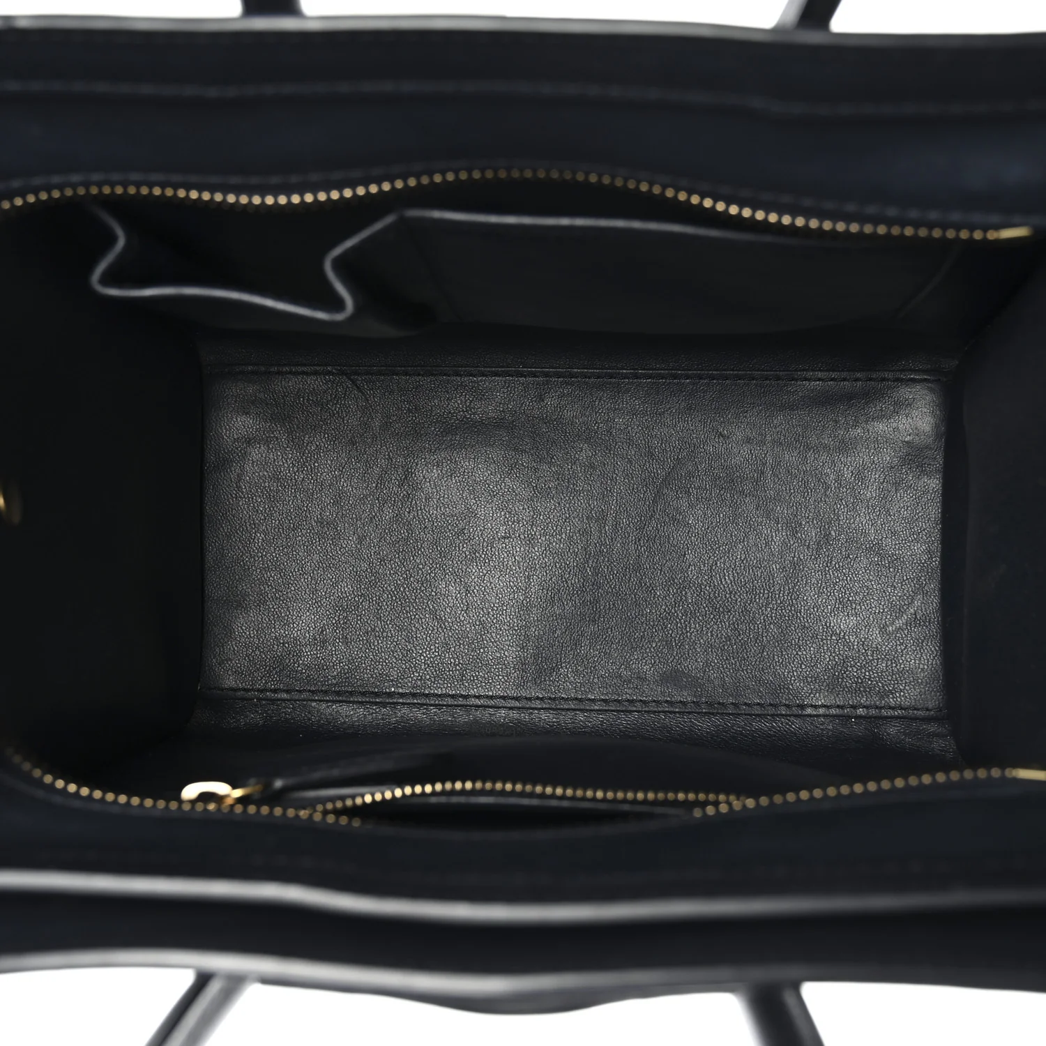 Smooth Calfskin Micro Luggage Navy Blue - Image 5