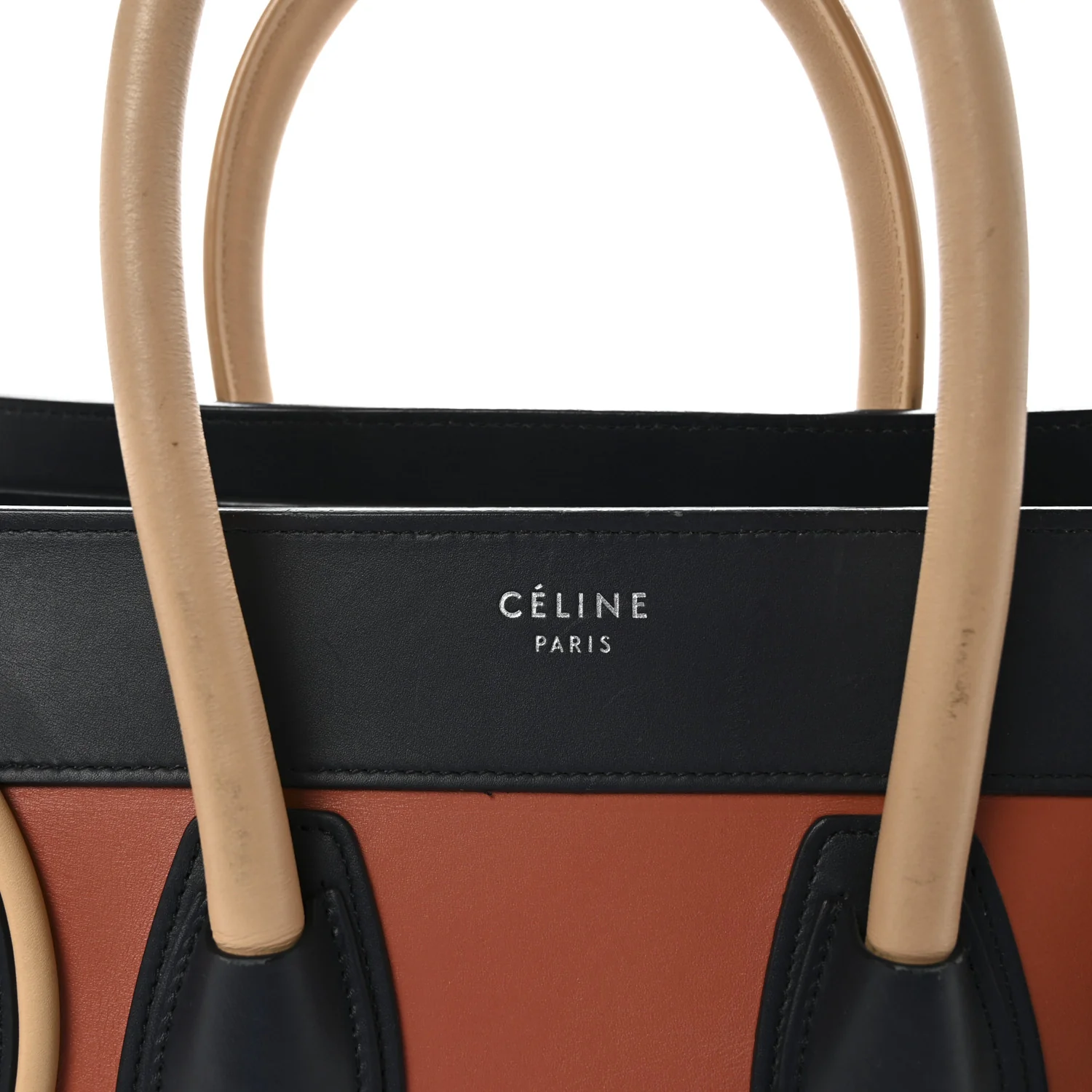 Smooth Calfskin Micro Tri-Color Luggage Brick - Image 6