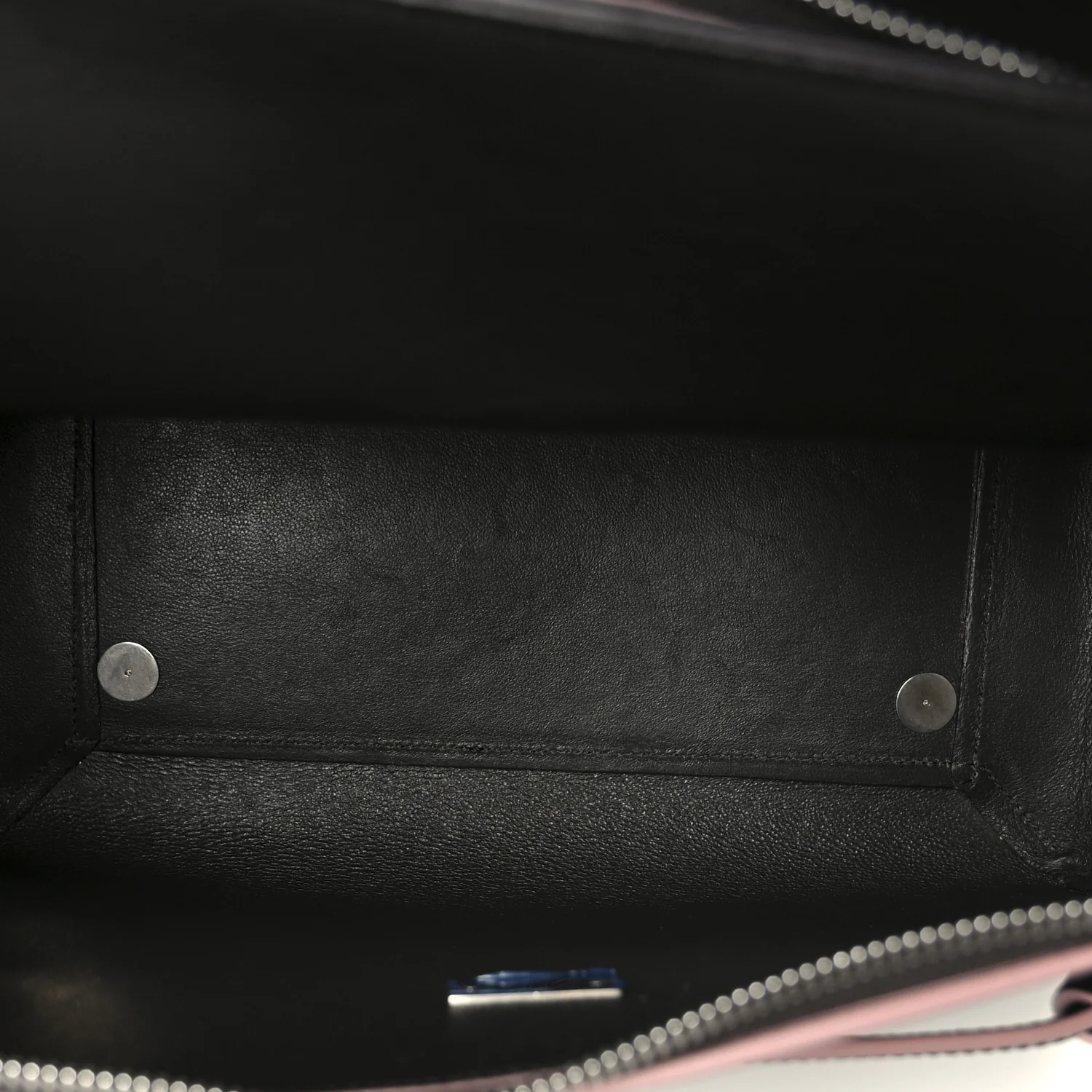 Smooth Calfskin Mini Belt Bag Dark Grey Pink - Image 5