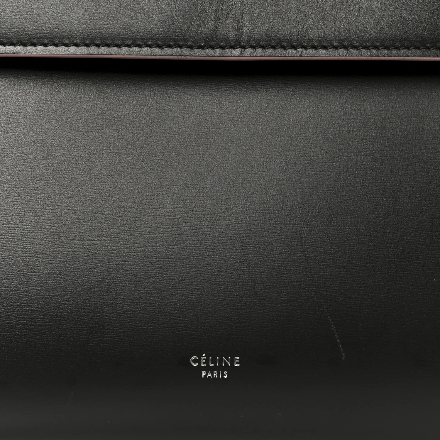Smooth Calfskin Mini Belt Bag Dark Grey Pink - Image 8