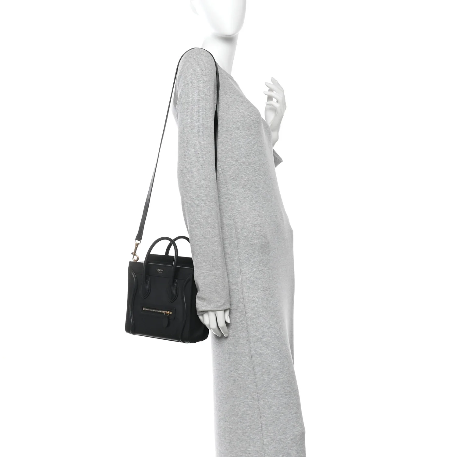 Smooth Calfskin Nano Luggage Black - Image 2