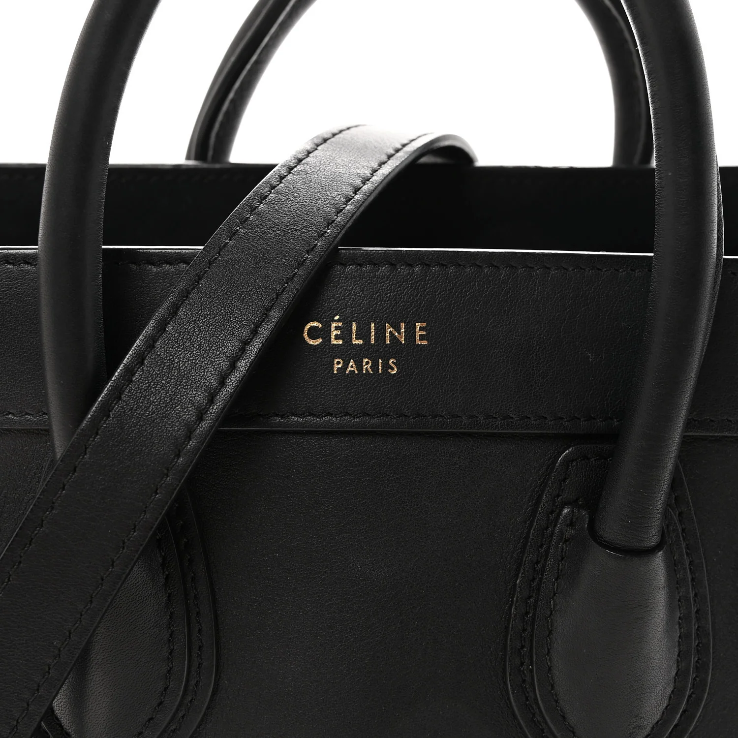 Smooth Calfskin Nano Luggage Black - Image 7