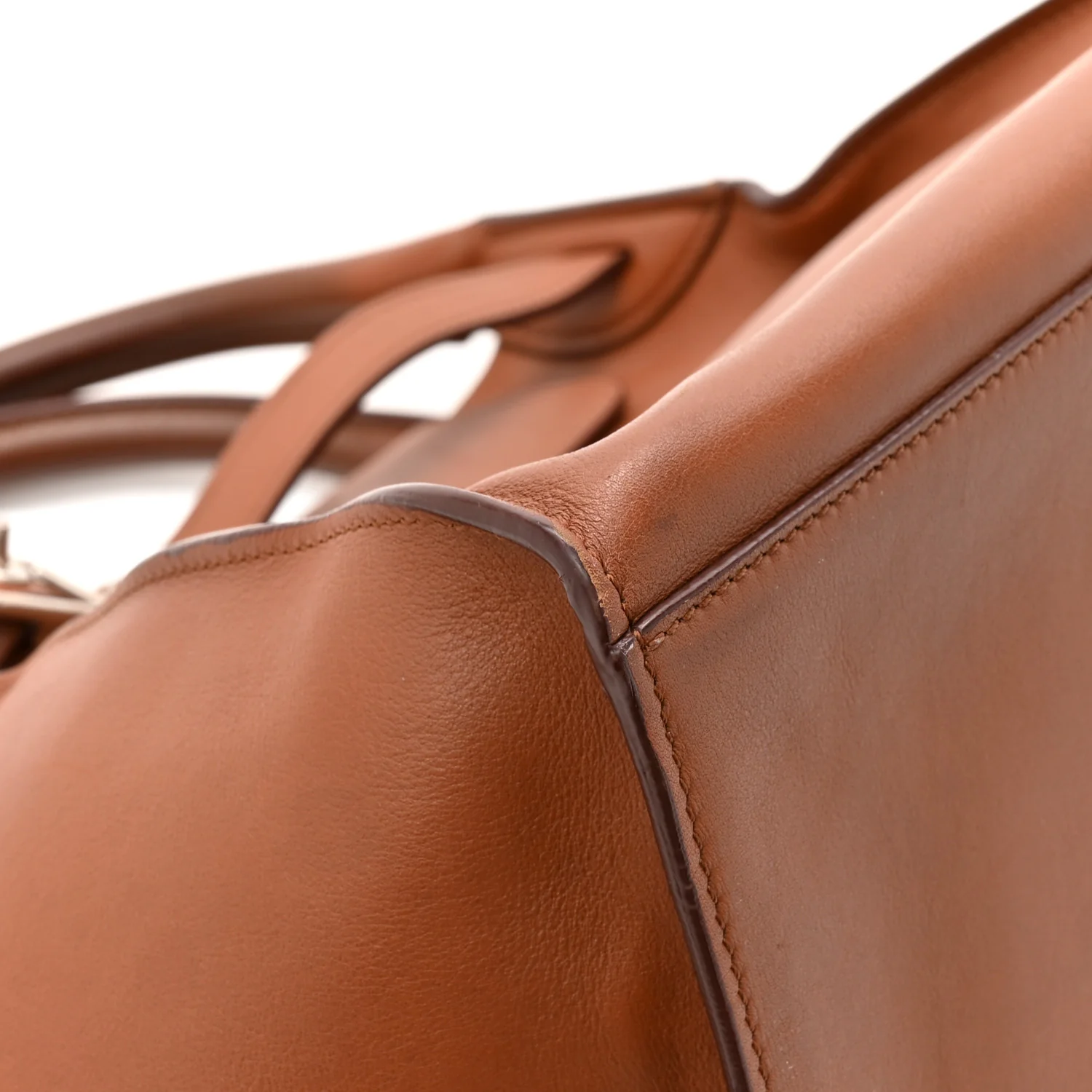 Smooth Calfskin Small Big Bag Tan - Image 9