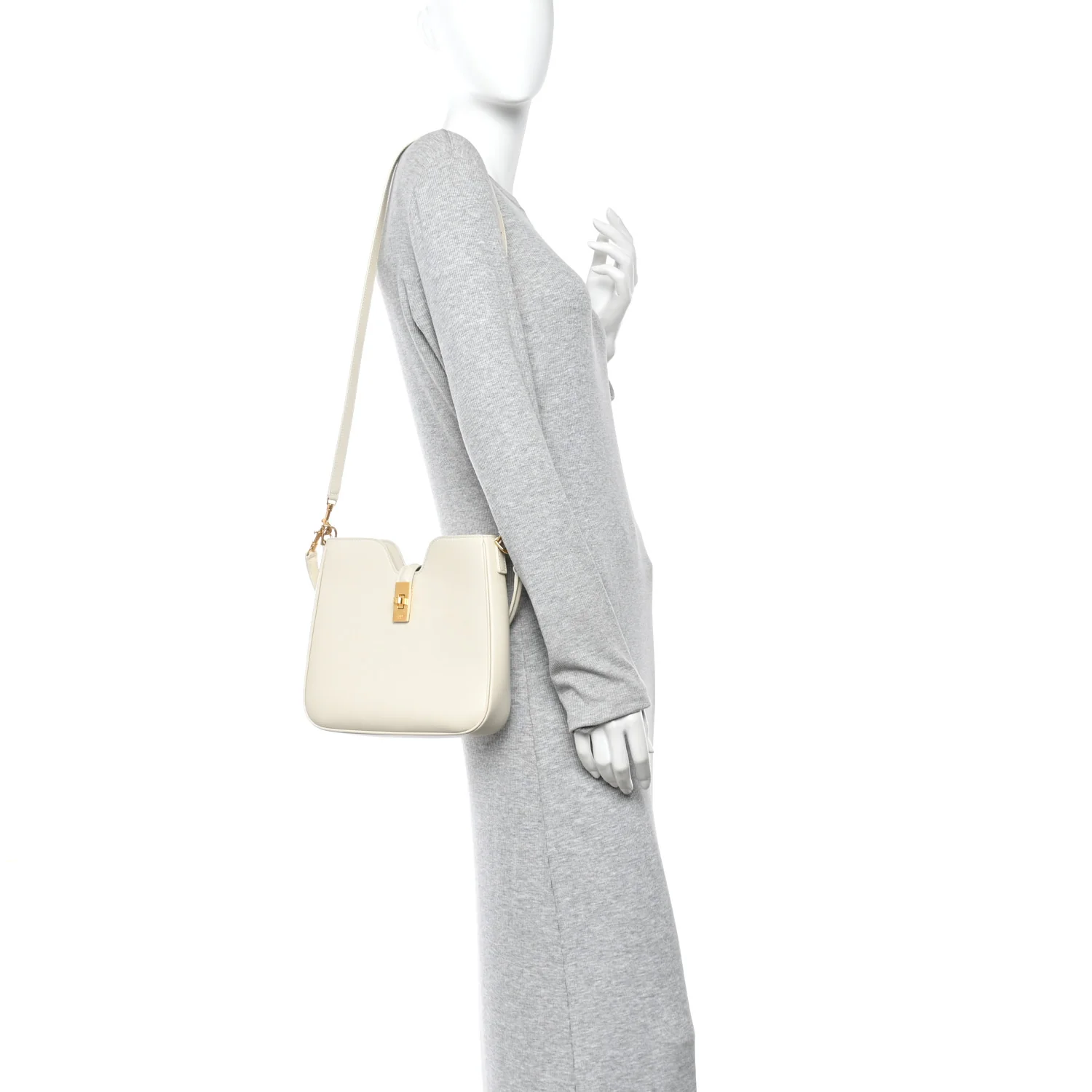 Smooth Calfskin Small Camille 16 Soft Bag Rice - Image 2