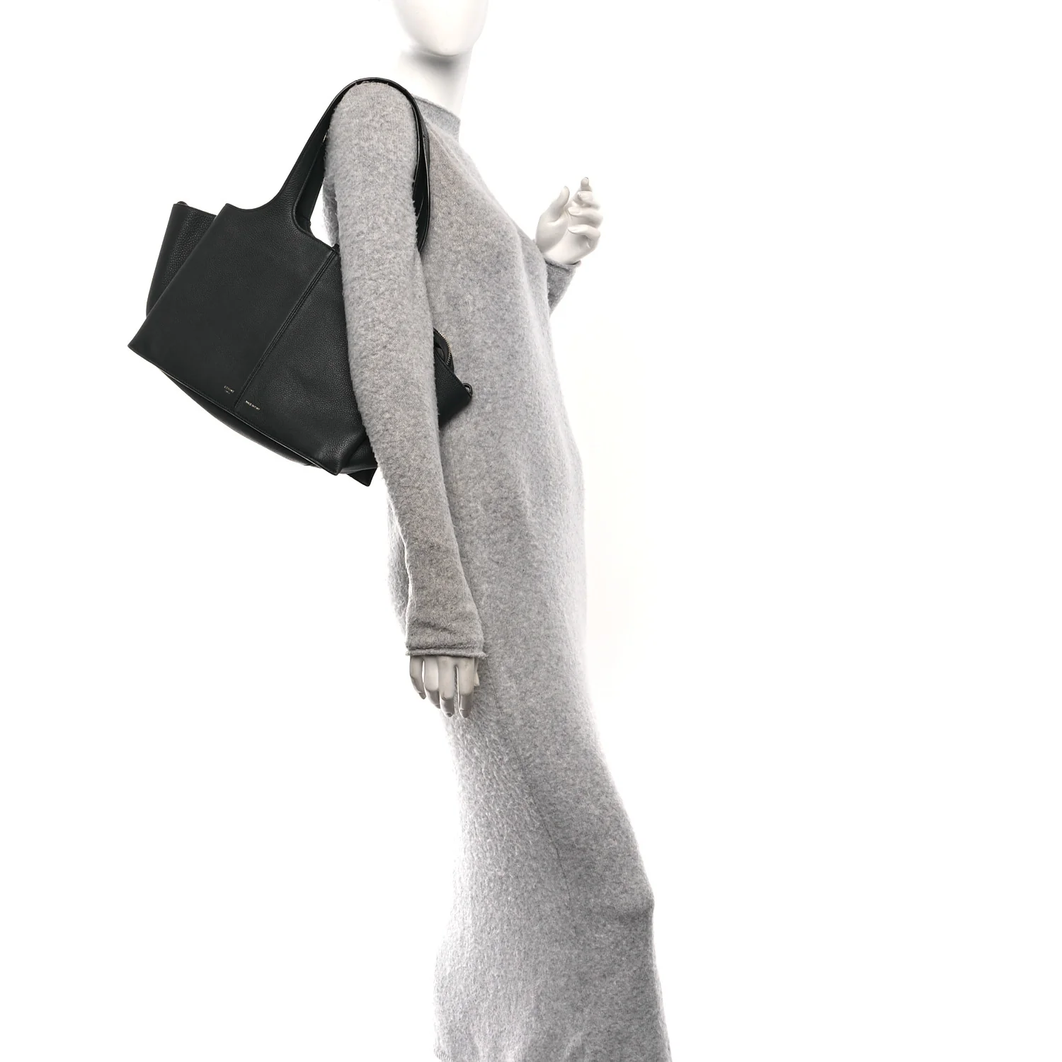 Smooth Calfskin Small Tri-Fold Bag Black - Image 2