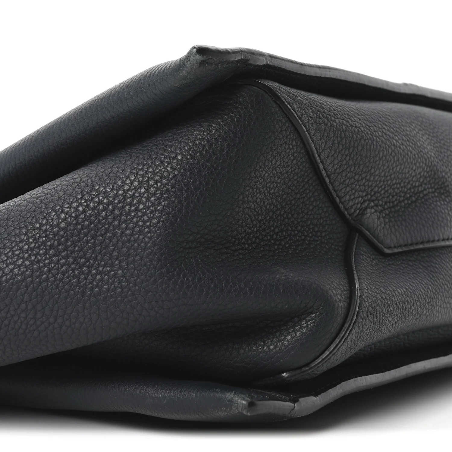 Smooth Calfskin Small Tri-Fold Bag Black - Image 8