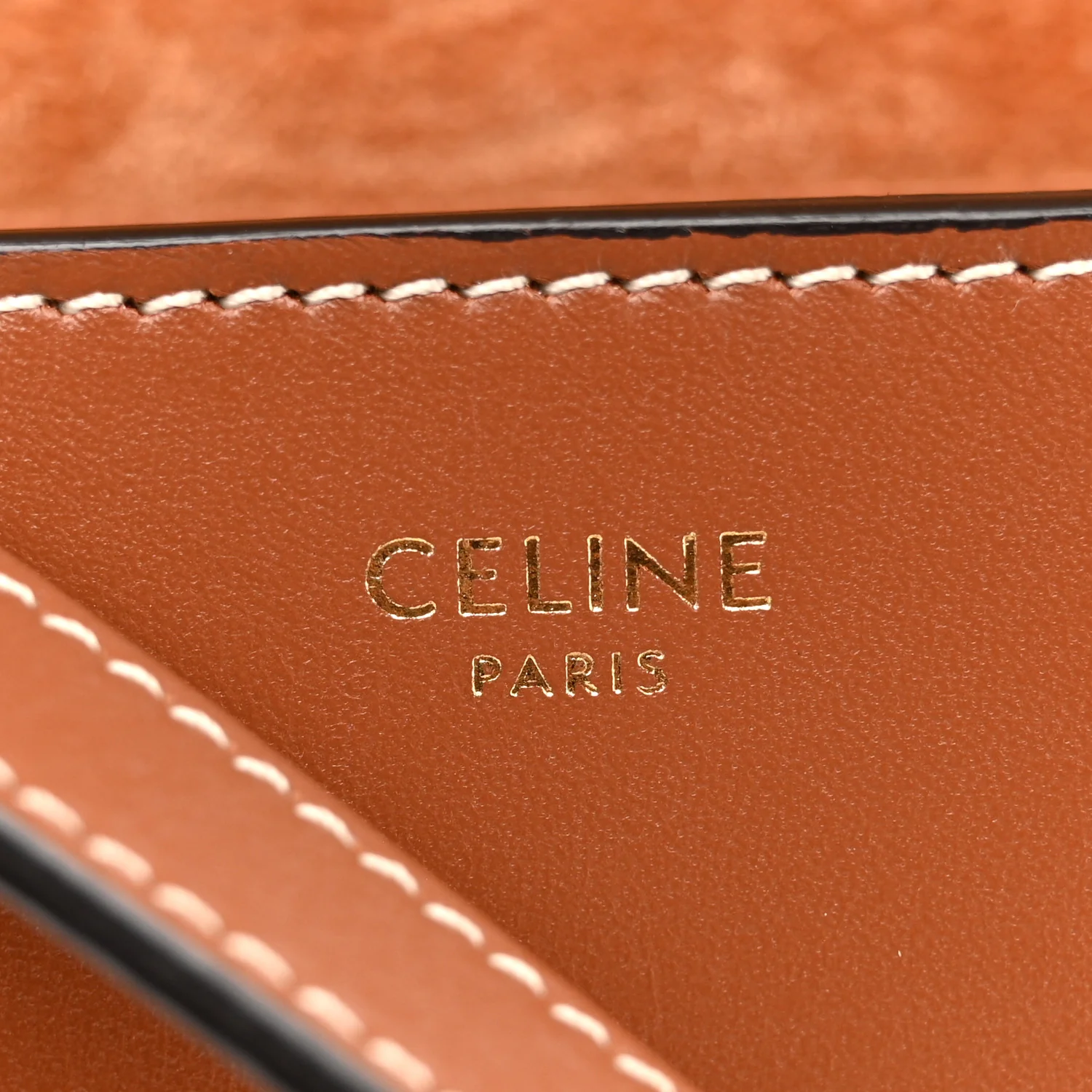 Smooth Calfskin Studded Cuir Triomphe Folco Crossbody Bag Tan - Image 6